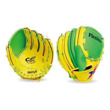 ユニックス UNIX　親子バッテリーセット グラブ ブラック×オレンジ(キャッチャーミット)＆イエロー×グリーン(グラブ) BG80-81 詳細3