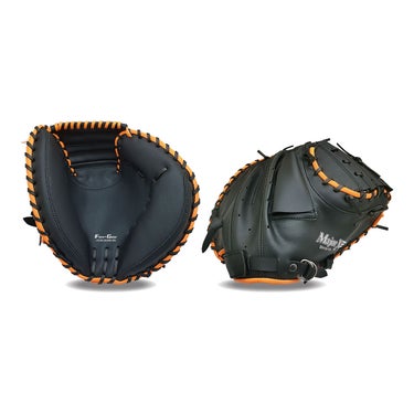 ユニックス UNIX　親子バッテリーセット グラブ ブラック×オレンジ(キャッチャーミット)＆ブルー(グラブ) BG80-83 詳細4