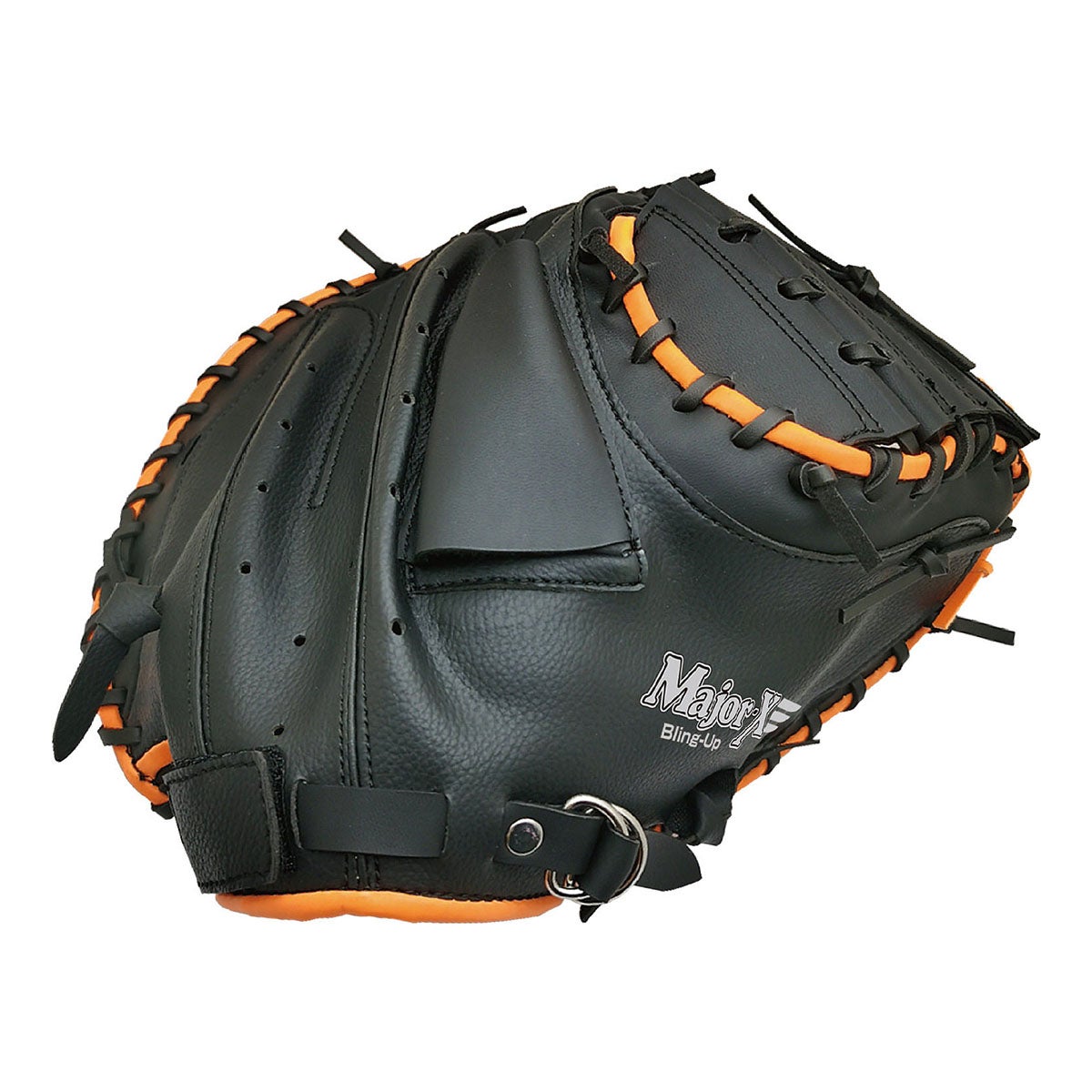 ユニックス UNIX　キャッチャーミット ブラック×オレンジ BM80-65 詳細2