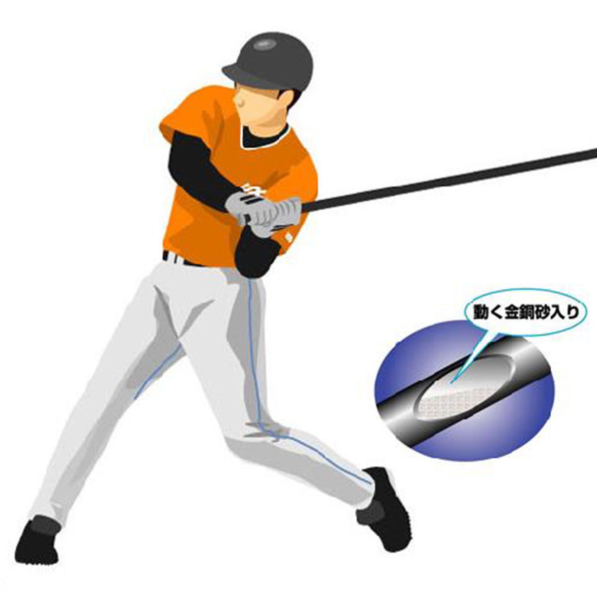 ユニックス UNIX　ブンブンバット グレー BT75-41 詳細2