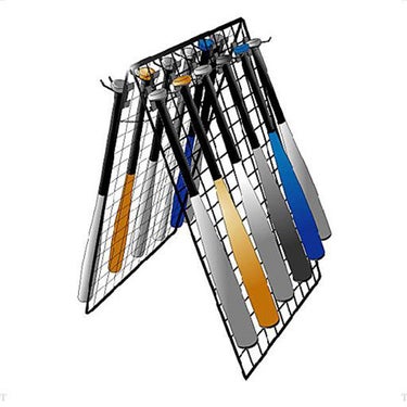 ユニックス UNIX　バット＆ヘルメットスタンドハンガー E-NET ブラック BX72-89 詳細4