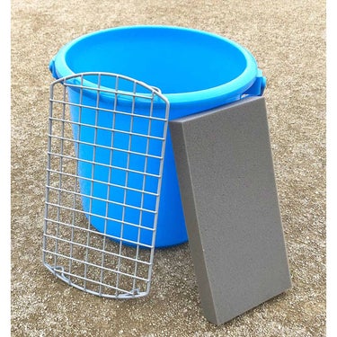 ユニックス UNIX　ネット・スポンジ・バケツ3点セット シルバー BX87-31