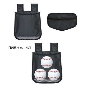 ユニックス UNIX　3球バッグ 4点セット ブラック BX88-60 詳細3