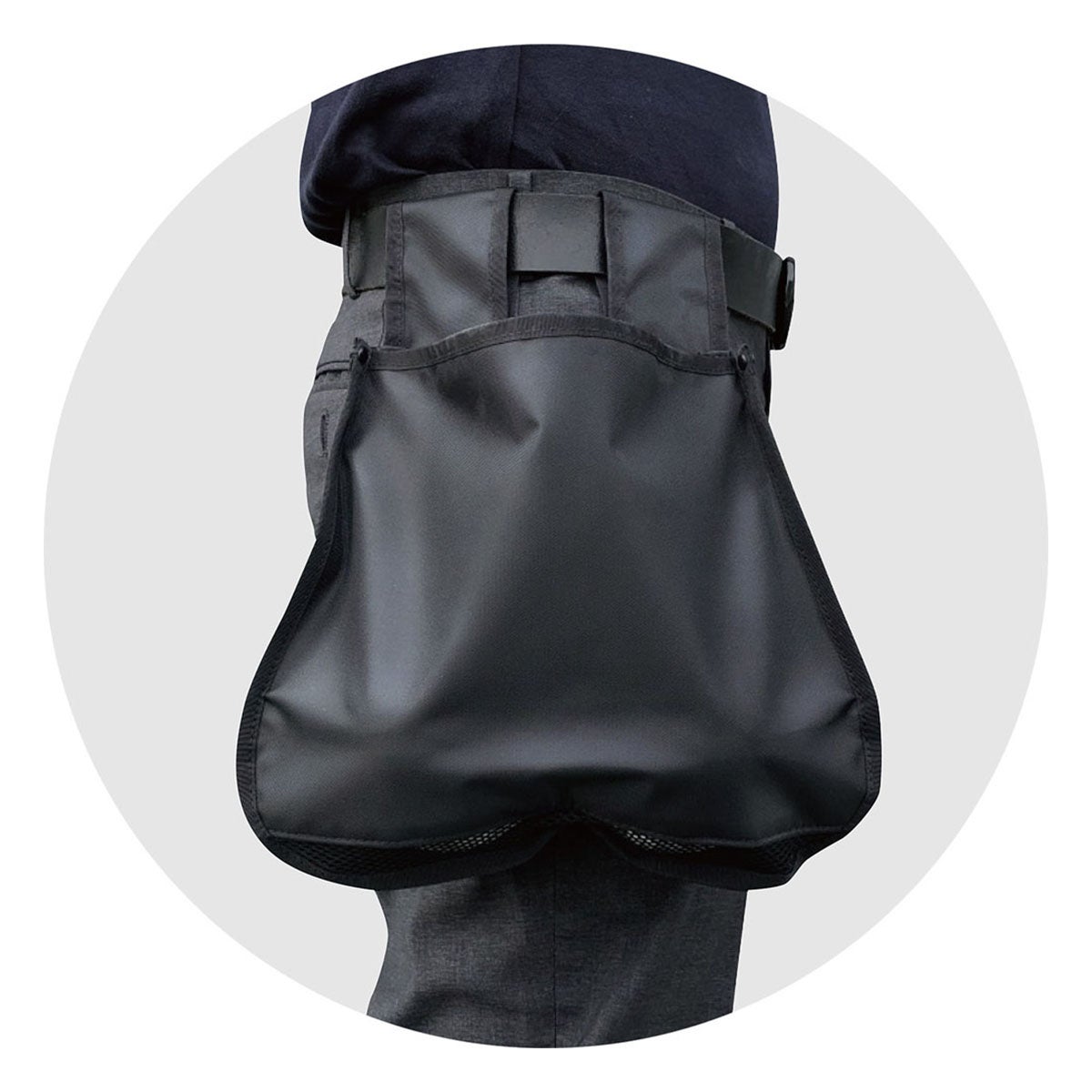 ユニックス UNIX　球審用ビッグボールバッグ3点セット ブラック BX88-67 詳細2