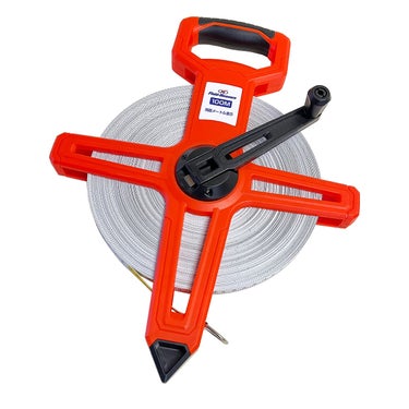 ユニックス UNIX　フィールドメジャー100m（両面メートル表示） オレンジ BX90-52