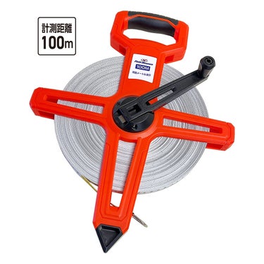 ユニックス UNIX　フィールドメジャー100m（両面メートル表示） オレンジ BX90-52 詳細2