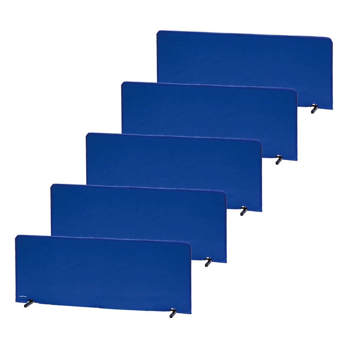 ユニックス UNIX　卓球用フロア仕切りフェンス しきって （75×200cm・5枚セット） ブルー NX28-41SE