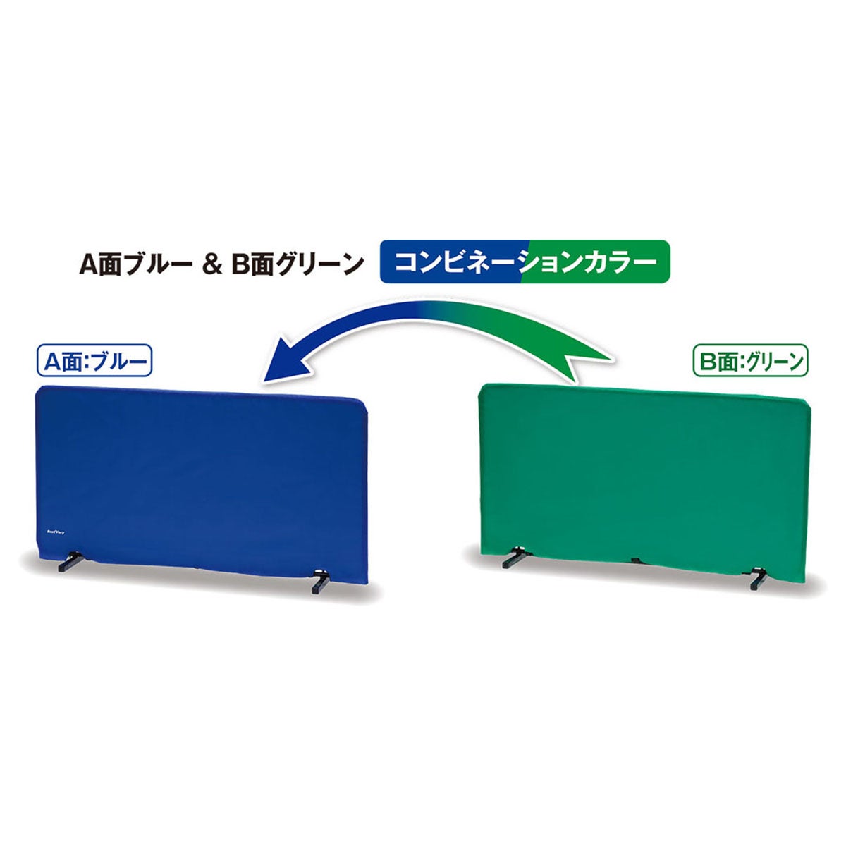 ユニックス UNIX　卓球仕切りフェンスセット 140cm （フレーム+カバー） ブルー NX29-85 詳細3