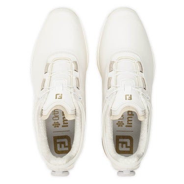フットジョイ　ドライジョイズ プロ Boa 2026年モデル　レディース スパイクレス ゴルフシューズ 98246 クリーム/クリーム 詳細5