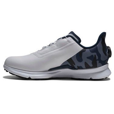 フットジョイ　フューエル カモ Boa 2026年モデル　メンズ スパイクレス ゴルフシューズ 55395 ホワイト/ブルーカモ 詳細3