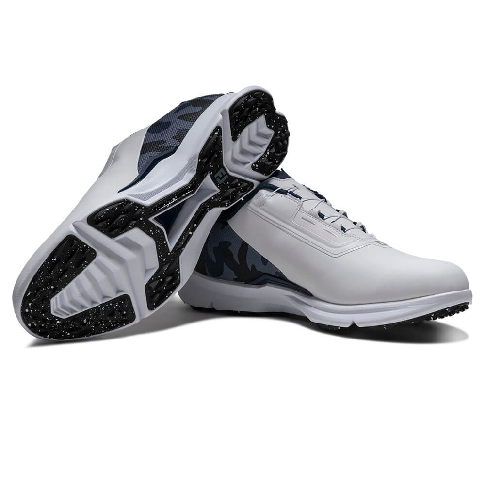 フットジョイ　フューエル カモ Boa 2026年モデル　メンズ スパイクレス ゴルフシューズ 55395 ホワイト/ブルーカモ 詳細5