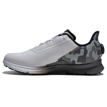 フットジョイ　フューエル カモ Boa 2026年モデル　メンズ スパイクレス ゴルフシューズ 55396 ホワイト/ブラックカモ 詳細3