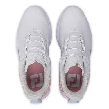 フットジョイ　フューエル カモ Boa 2026年モデル　レディース スパイクレス ゴルフシューズ 93795 ホワイト/ライラックカモ 詳細6