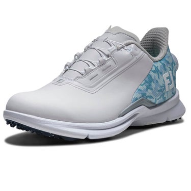 フットジョイ　フューエル カモ Boa 2026年モデル　レディース スパイクレス ゴルフシューズ 93796 ホワイト/ブルーカモ 詳細1
