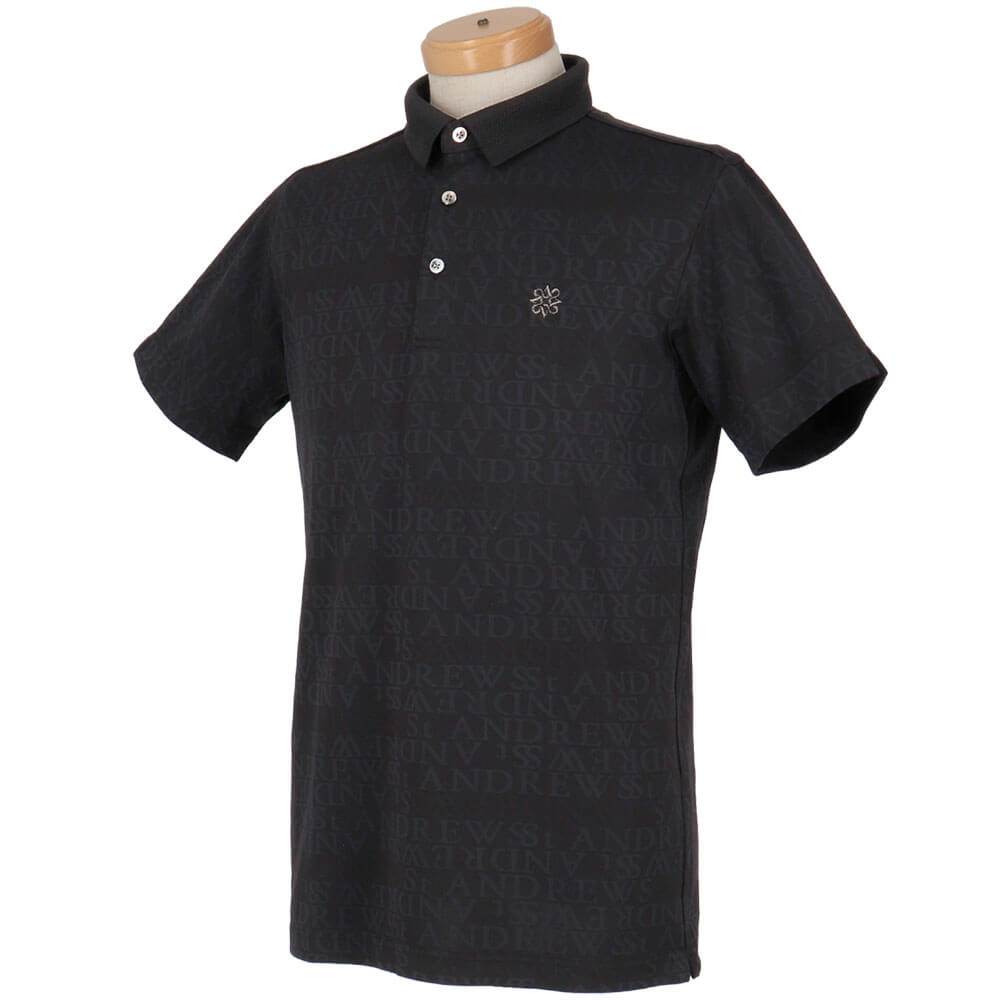 セントアンドリュース St ANDREWS　メンズ ダブルロゴジャガード 半袖 ポロシャツ 042-6160351　2026年モデル 詳細3