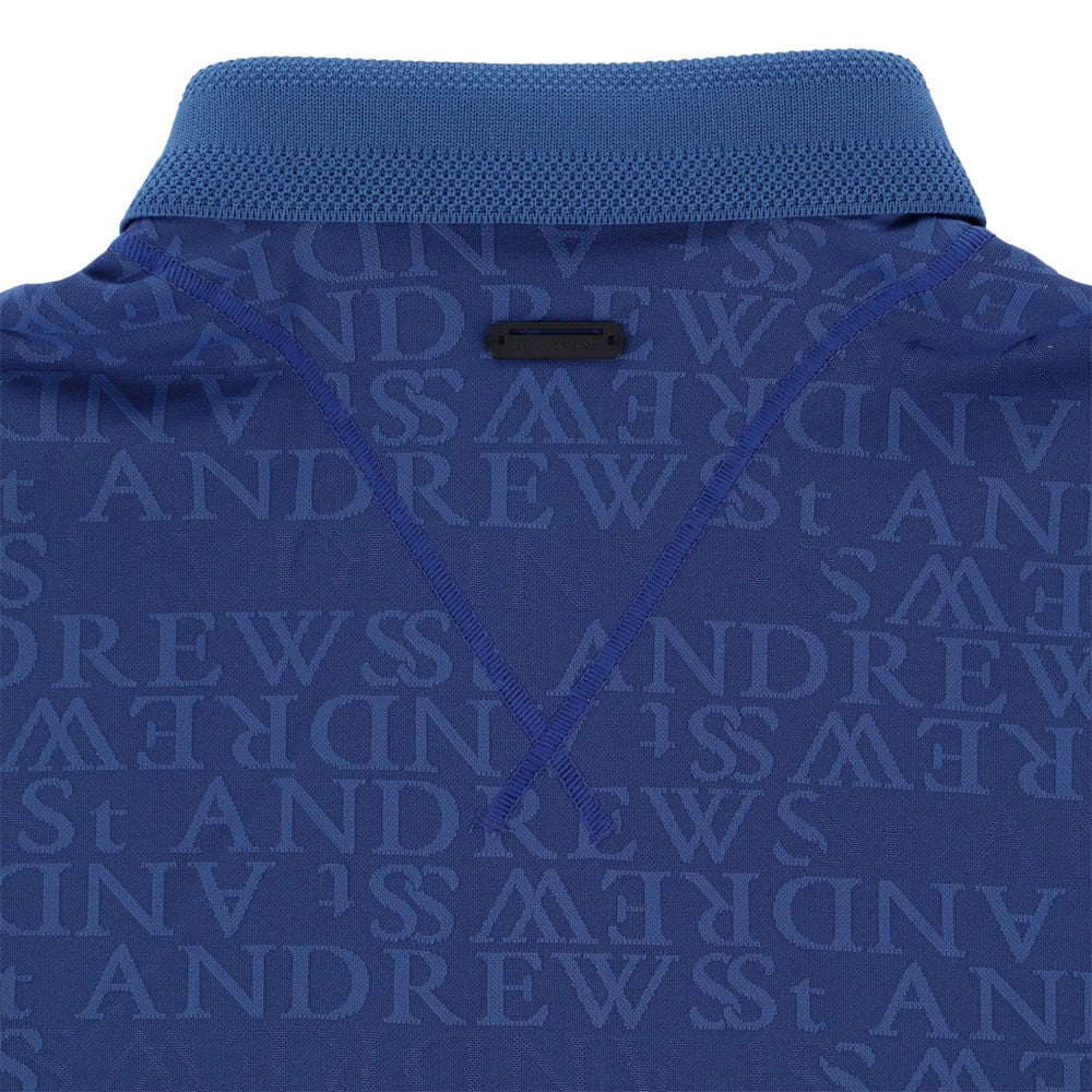 セントアンドリュース St ANDREWS メンズ ダブルロゴジャガード 半袖