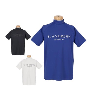セントアンドリュース St ANDREWS　メンズ ベア天竺 半袖 ハイネック シャツ 042-6167351　2026年モデル 詳細1