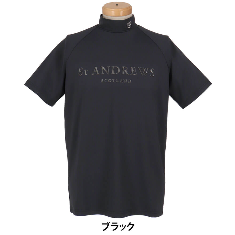 セントアンドリュース St ANDREWS　メンズ ベア天竺 半袖 ハイネック シャツ 042-6167351　2026年モデル 詳細1