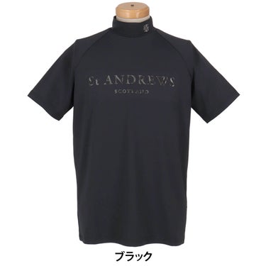 セントアンドリュース St ANDREWS　メンズ ベア天竺 半袖 ハイネック シャツ 042-6167351　2026年モデル 詳細1