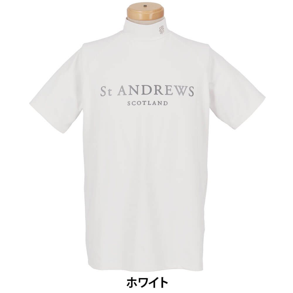セントアンドリュース St ANDREWS　メンズ ベア天竺 半袖 ハイネック シャツ 042-6167351　2026年モデル 詳細5