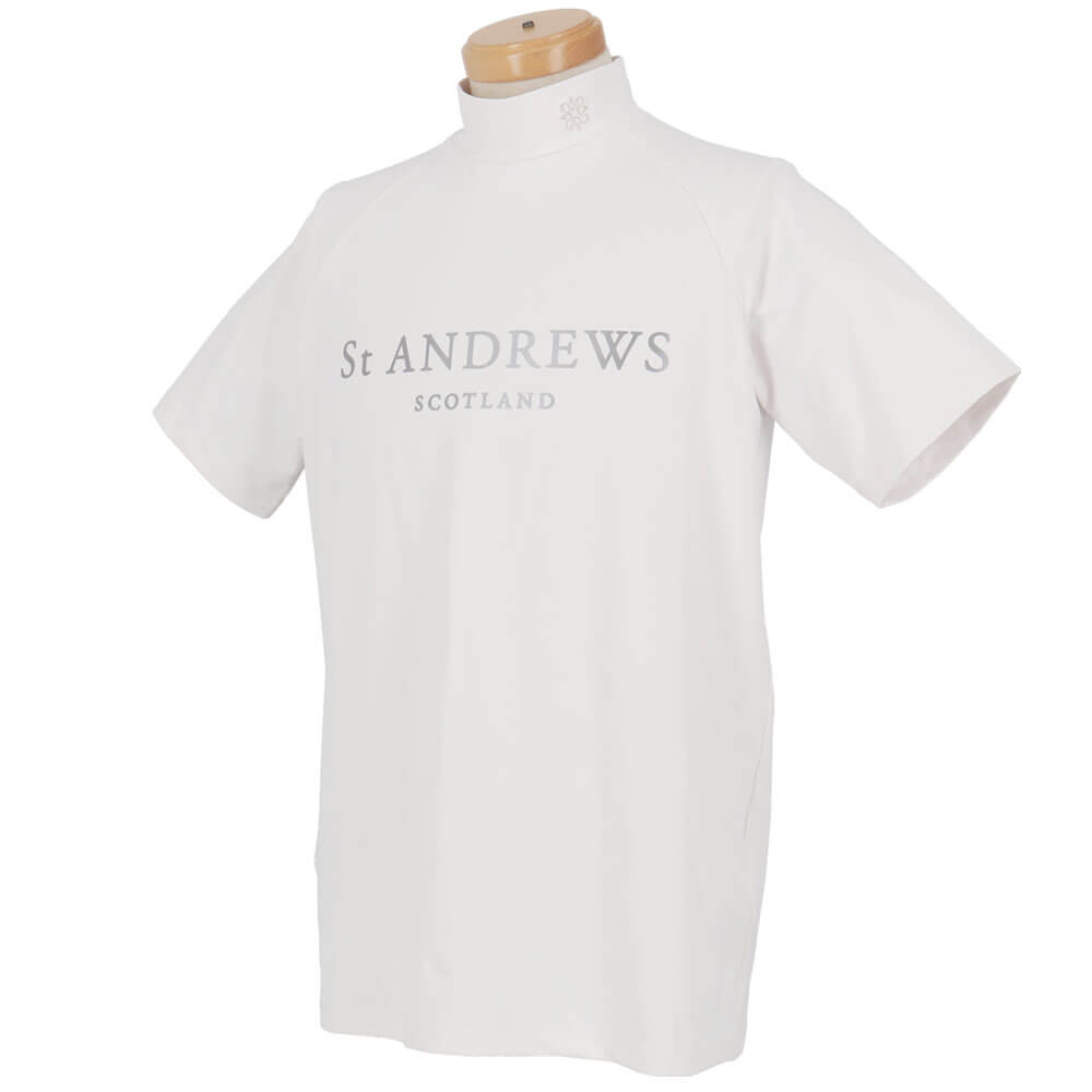 セントアンドリュース St ANDREWS　メンズ ベア天竺 半袖 ハイネック シャツ 042-6167351　2026年モデル 詳細7