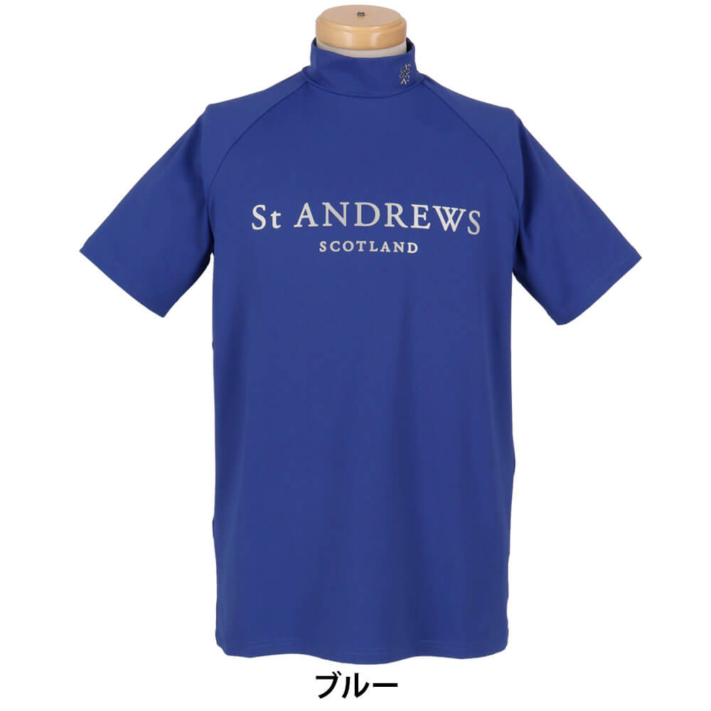 セントアンドリュース St ANDREWS　メンズ ベア天竺 半袖 ハイネック シャツ 042-6167351　2026年モデル 詳細8