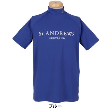 セントアンドリュース St ANDREWS　メンズ ベア天竺 半袖 ハイネック シャツ 042-6167351　2026年モデル 詳細8