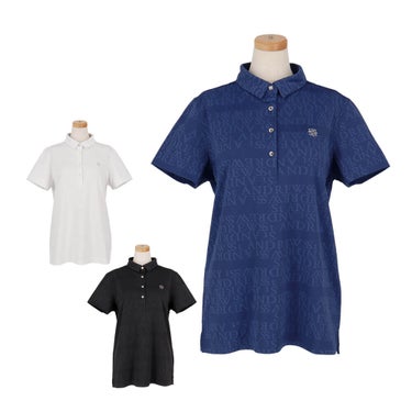 セントアンドリュース St ANDREWS　レディース ダブルロゴジャガード 半袖 ポロシャツ 043-6160352　2026年モデル 詳細1