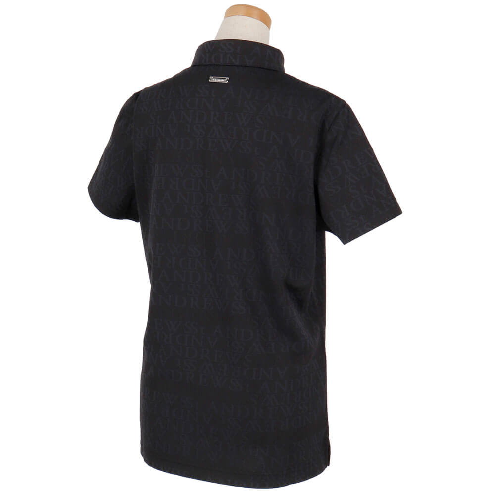 セントアンドリュース St ANDREWS　レディース ダブルロゴジャガード 半袖 ポロシャツ 043-6160352　2026年モデル 詳細2