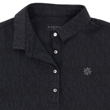 セントアンドリュース St ANDREWS　レディース ダブルロゴジャガード 半袖 ポロシャツ 043-6160352　2026年モデル 詳細4