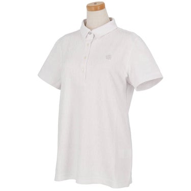 セントアンドリュース St ANDREWS　レディース ダブルロゴジャガード 半袖 ポロシャツ 043-6160352　2026年モデル 詳細8