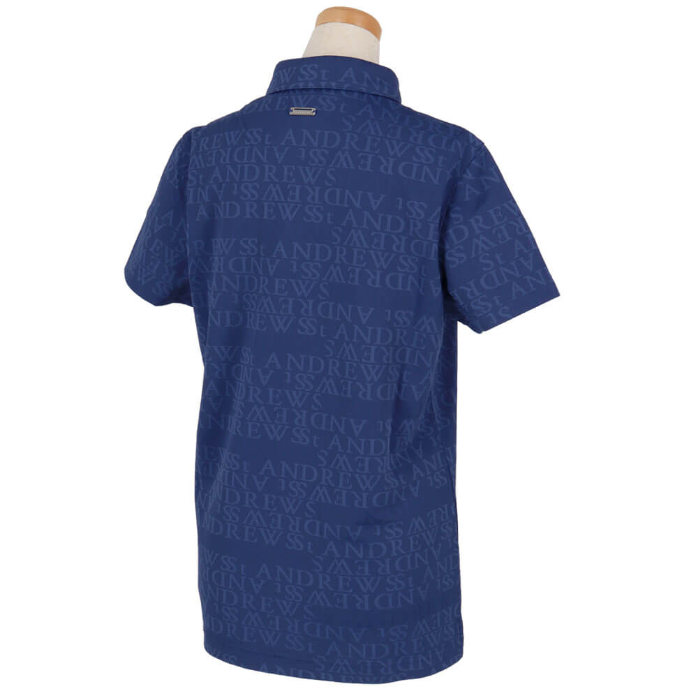 セントアンドリュース St ANDREWS　レディース ダブルロゴジャガード 半袖 ポロシャツ 043-6160352　2026年モデル 詳細10