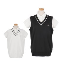 セントアンドリュース St ANDREWS レディース 12G 天竺 Vネック ニット ベスト 043-6173252 2026年モデル
