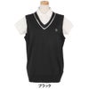 セントアンドリュース St ANDREWS　レディース 12G 天竺 Vネック ニット ベスト 043-6173252　2026年モデル 詳細1