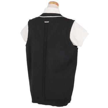 セントアンドリュース St ANDREWS　レディース 12G 天竺 Vネック ニット ベスト 043-6173252　2026年モデル 詳細2