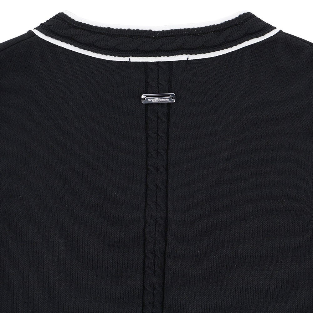 セントアンドリュース St ANDREWS　レディース 12G 天竺 Vネック ニット ベスト 043-6173252　2026年モデル 詳細5