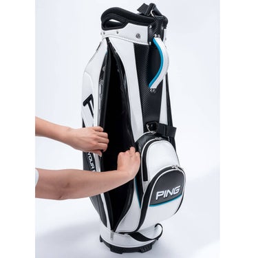 ピン PING　エクストラライト キャディバッグ CB-U2505 38653-01 WHITE 詳細8