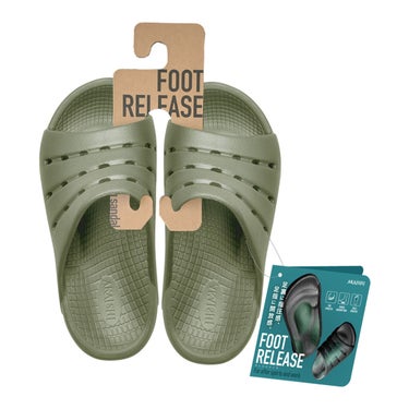 アカイシ AKAISHI　アーチフィッター 156 フットリリース サンダル カーキ AF156019KH 詳細4
