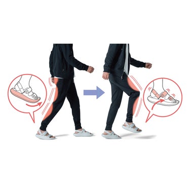 アカイシ AKAISHI　アーチフィッター 162 フットリリース コンフォートフィット サンダル ブラック AF162019BK 詳細13