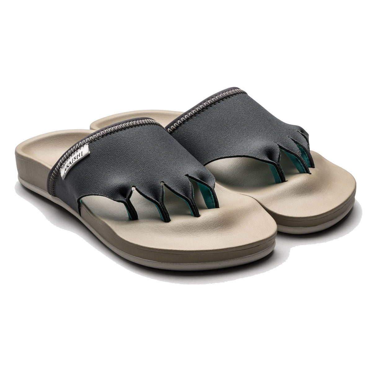 アカイシ AKAISHI　アーチフィッター 610 5本指 エクサルーム サンダル グレー AF610016GR 詳細2