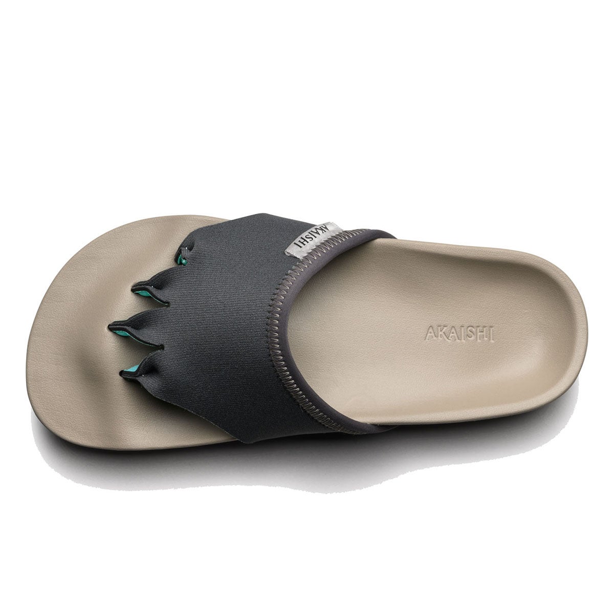 アカイシ AKAISHI　アーチフィッター 610 5本指 エクサルーム サンダル グレー AF610016GR 詳細3