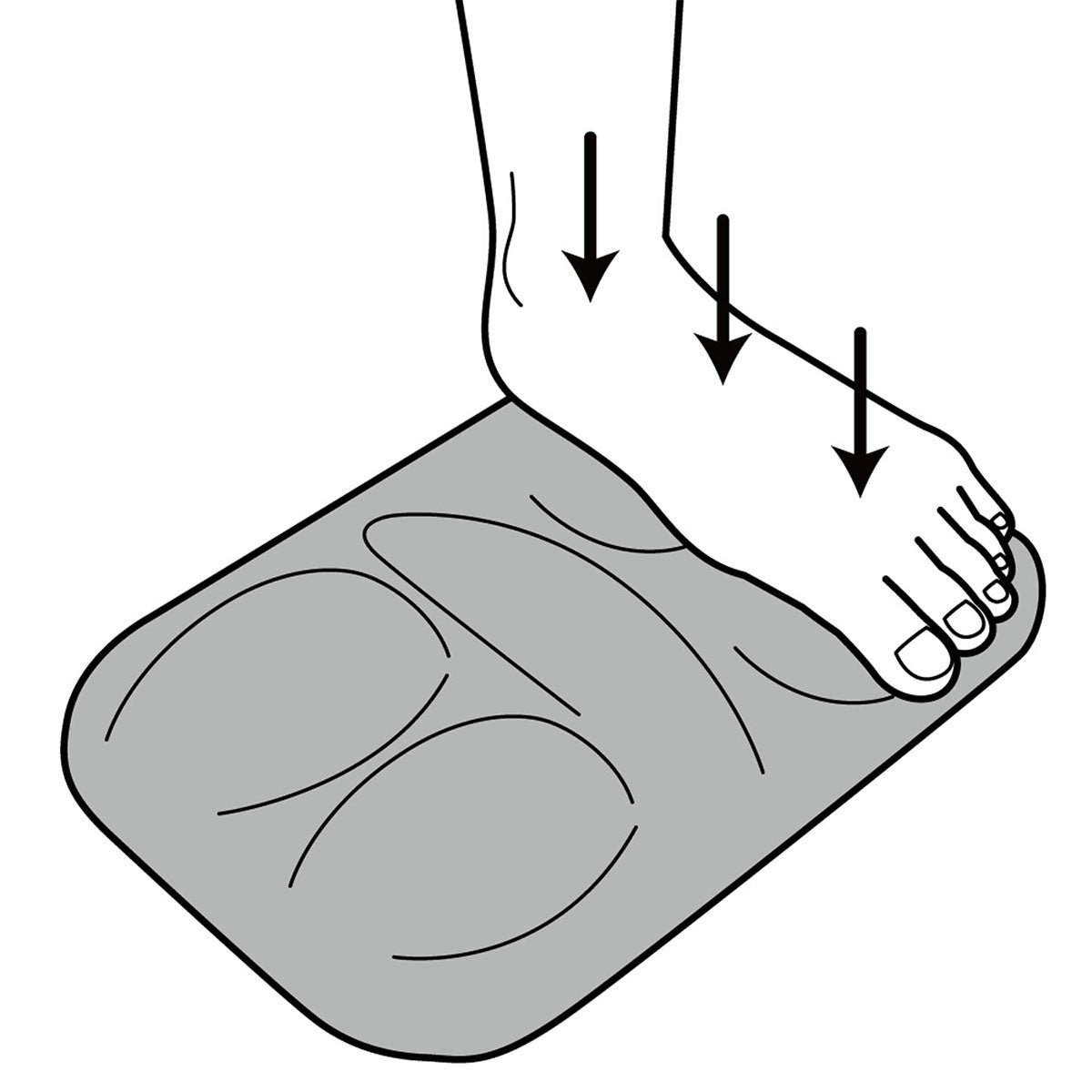 アカイシ AKAISHI　フットリリースマット ブラウン HB128 詳細10