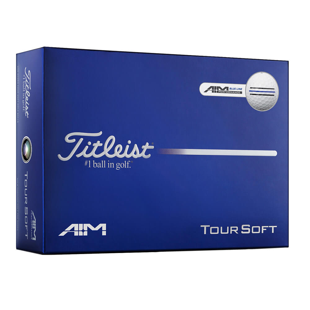 タイトリスト TOUR SOFT ツアーソフト エイム ブルー ゴルフボール 1