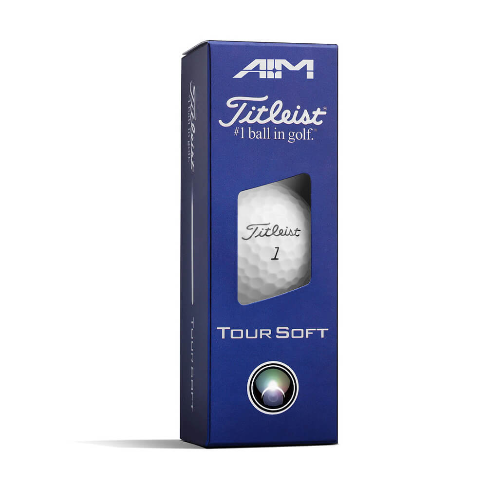 タイトリスト TOUR SOFT ツアーソフト エイム ブルー ゴルフボール 1