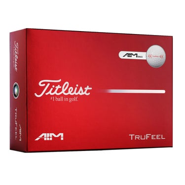 タイトリスト　TRUFEEL トゥルーフィール エイム 360 2026年モデル ゴルフボール　1ダース（12球入り） エイム360（ホワイト） 詳細4