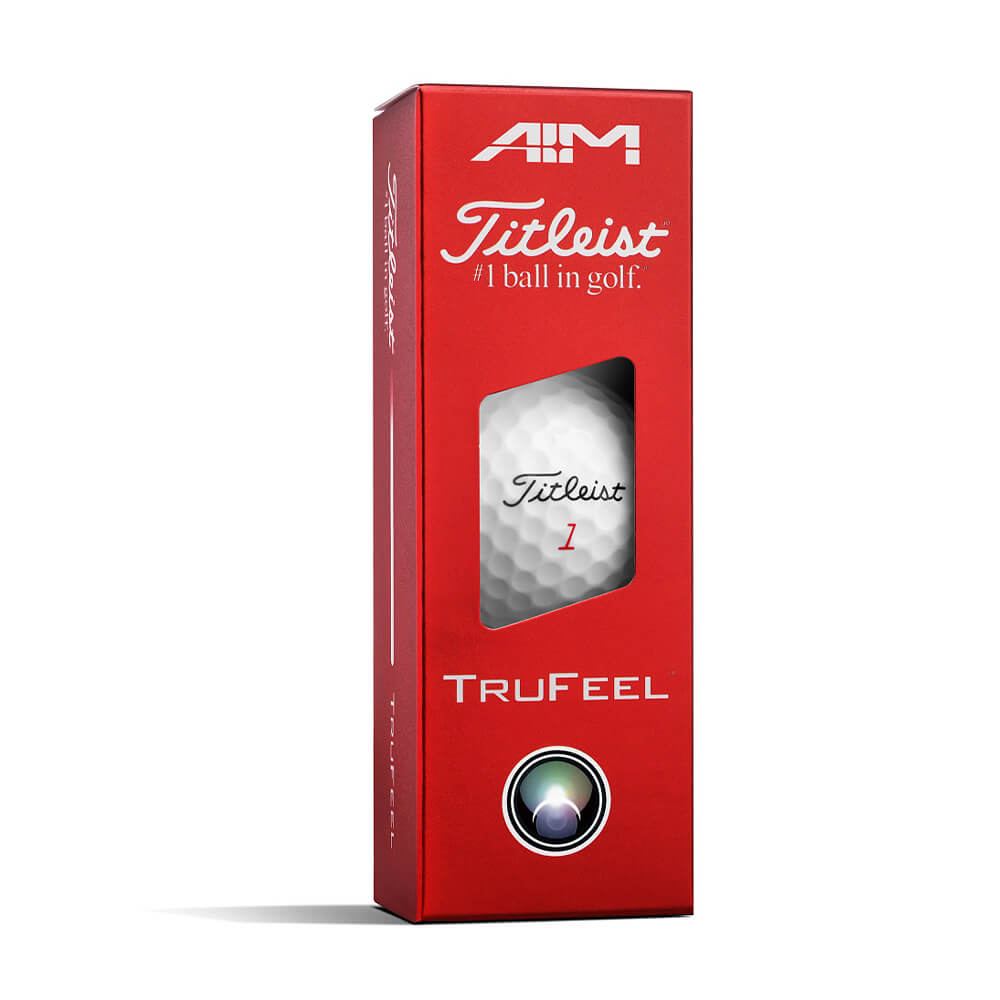 タイトリスト　TRUFEEL トゥルーフィール エイム 360 2026年モデル ゴルフボール　1ダース（12球入り） エイム360（ホワイト） 詳細5