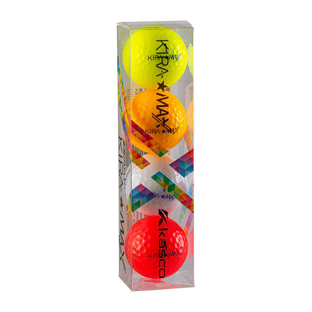 キャスコ　KIRA MAX キラ マックス ゴルフボール 1ダース （12球入り） 4色入り　2026年モデル 4色入り 詳細6