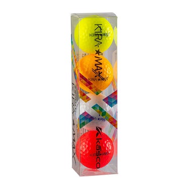 キャスコ　KIRA MAX キラ マックス ゴルフボール 1ダース （12球入り） 4色入り　2026年モデル 4色入り 詳細6