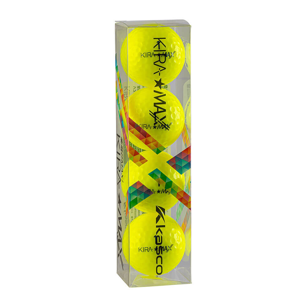 キャスコ　KIRA MAX キラ マックス ゴルフボール 1ダース （12球入り） イエロー　2026年モデル イエロー 詳細4