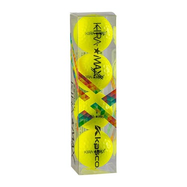 キャスコ　KIRA MAX キラ マックス ゴルフボール 1ダース （12球入り） イエロー　2026年モデル イエロー 詳細4